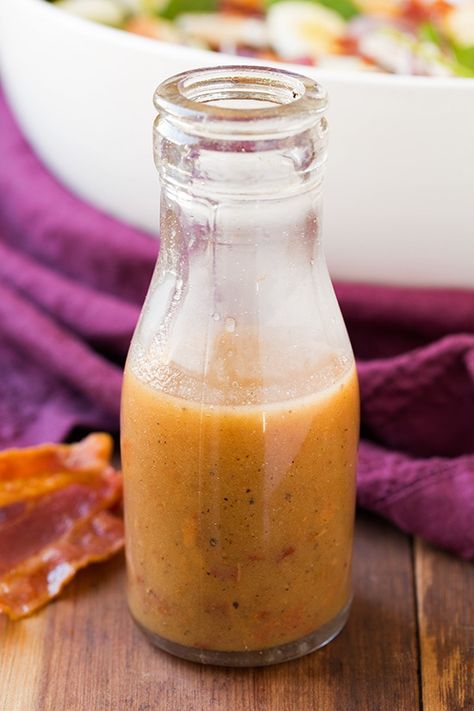 Tangy Tomato Salad Dressing, Tomato Vinaigrette Dressing, Warm Spinach Salad, Tomato Salad Dressing, Spinach Salad Dressing, Tomato Dressing, Filling Salad Recipes, Turkey Gravy From Drippings, Warm Bacon Dressing