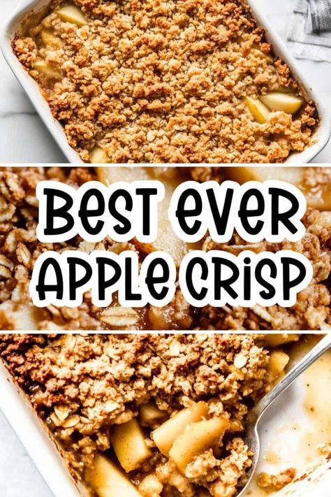 Grandmas Apple Crisp, Apple Recipes For Toddlers, Apple Recipes Dinner, Apple Recipes For Kids, Apple Cobbler Easy, Apple Crisp Bars Recipe, Apple Crisp No Oats, Apple Crisp With Oatmeal, Healthy Apple Cake