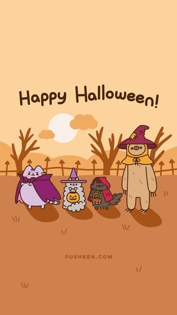 Pusheen Halloween Wallpaper, Pusheen Autumn, Halloween Pusheen, Pusheen Halloween, Pfp Sanrio, Pusheen Christmas, Pusheen Wallpaper, Pusheen Merchandise, Internet Cats