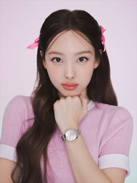 #TWICE #NAYEON #NayeonByBONIA Twice Photoshoot, Alternative Universe, K Pop Idol, 50th Anniversary Celebration, Aesthetic Names, Twice Nayeon, Pink Eyeshadow, Nayeon Twice, Im Nayeon