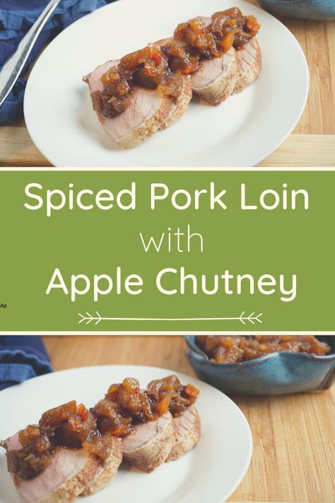 Pear Chutney Recipe, Roasted Pork Loin, Recipes In Marathi, Apple Chutney, Roasted Pork, Pork Loin Roast, Sunday Suppers, Dinner Recipes Easy Quick, Chutney Recipes