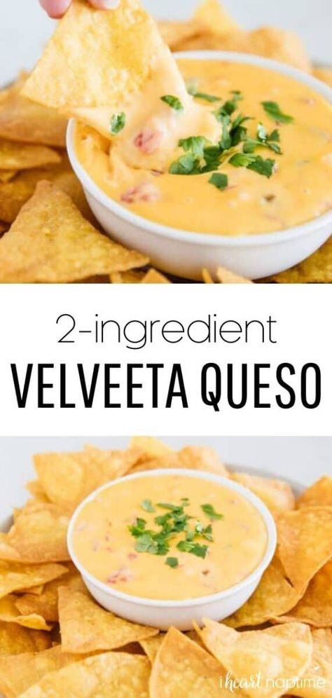 Queso Without Rotel, Meatless Queso Dip, Vegetarian Queso Dip Crockpot, Velveta Dip Chili, Velvets Quest Dip, Velveeta Queso Dip Stovetop, Easy Velveeta Recipes, Velveeta Salsa Dip, Velveeta And Salsa Dip