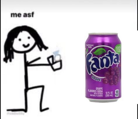 Grape Fanta, Dark Purple Wallpaper, Grape Soda, Fanta Can, Caffeine Free, Purple Wallpaper, Cute Images, Natural Flavors, Dark Purple