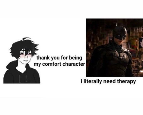 Batman Comforting, Dc Ships, Something In The Way, I Am Batman, Batman Funny, Batman Wallpaper, Im Batman, Dc Memes, Batman Movie