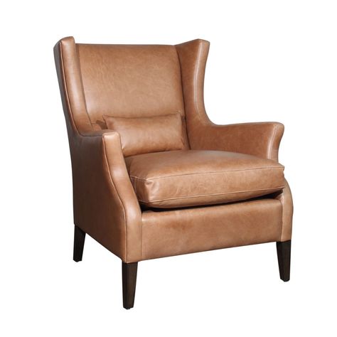 Chip-Chair-SE28420-10-(Chaps-Saddle--362)-(2) Saddle Leather Chair, Saddle Chair, Leather Wingback Chair, Club Furniture, Leather Wingback, Leather Accent Chair, Eames Chairs, Pink Chair, Updated Traditional