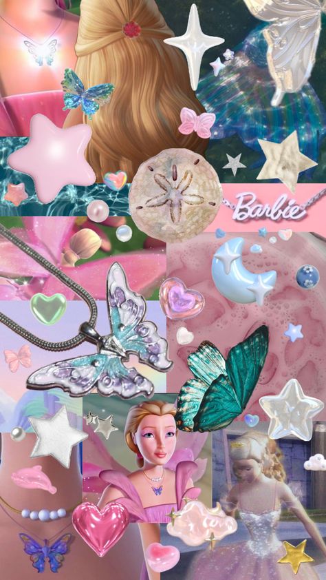 #barbie #pink #mermaidia #fairytopia #pearls Barbie Mermaidia Aesthetic, Fairy Princess Party, Mermaid Barbie, Barbie Fairytopia, Coconut Dream, Barbie Cartoon, Barbie Birthday Party, Mermaid Fairy, Barbie Theme