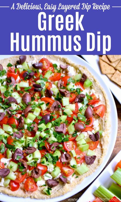 Greek Hummus Recipe, Greek Hummus Dip, Boat Dip, Greek Hummus, Hummus Appetizers, Greek Menu, Greek Dip, Eat Greek, Vegan Greek