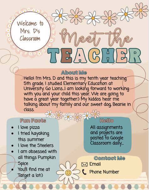 Meet the teacher gifts for teacher