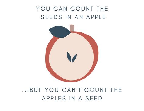 "You can count the seeds in an apple... but you can't count the apples in a seed." Some thoughts on this quote on the blog today, plus a free printable for your classroom! Print this out and hang it by your desk for a constant reminder of how influential teaching really is. #teachermom #teachingmoments #youredoingagoodjob #greatteachers #goodteachers Apple Cider Bar, Apple Quotes, Cider Bar, Blog Schedule, Hot Apple Cider, Some Thoughts, Journey Quotes, Positive Influence, School Opening