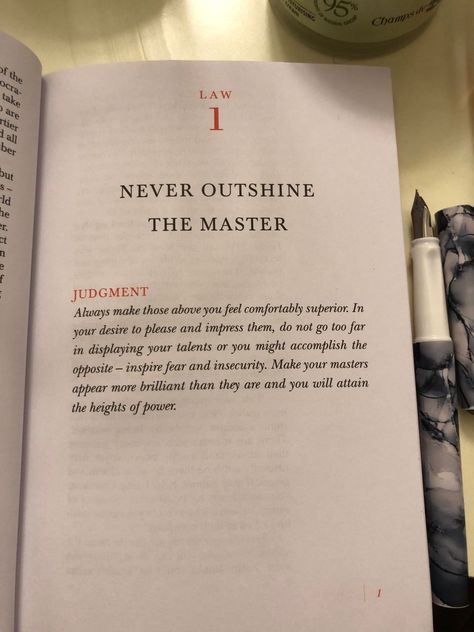 Never outshine the master, rise with him  A really powerful book Law 1 Never Outshine The Master, Quote Question, Powerful Book, Laws Of Power, 48 Laws Of Power, Knowledge Quotes, Book Summaries, Mindfulness Quotes, Powerful Quotes