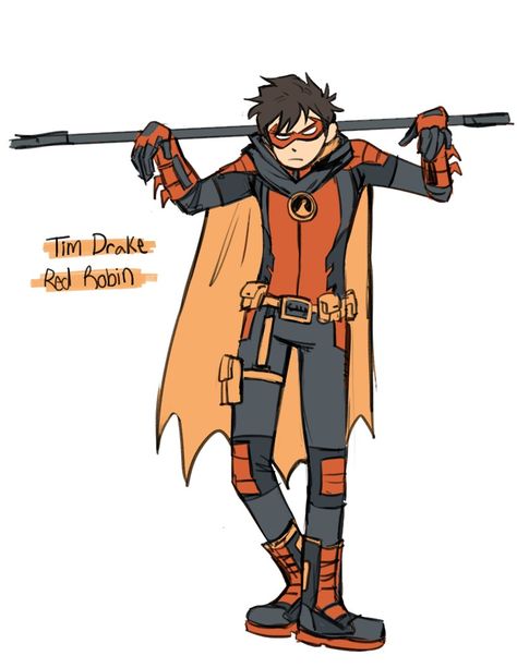 Robin Suit, Dc Oc, Tim Drake Red Robin, Batman Funny, Arte Dc Comics, Dc Comics Superheroes, Red Robin, Batman Comic Art, Dc Comics Artwork