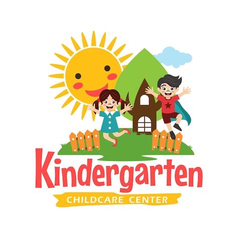 Preschool kindergarten playgroup logo ic... | Premium Vector #Freepik #vector #preschool-logo #kindergarten-logo #kids-color #kindergarten-background Logo Kindergarten, Color Kindergarten, Kindergarten Background, Chris Jr, Childrens Logo, Preschool Logo, Kindergarten Logo, Daycare Business Plan, Kindergarten Posters