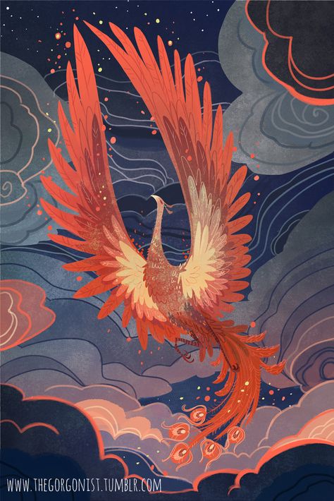 The Gorgonist: Monstrously Charming Comics + Illos | Lineless/Picture Book Phoenix Bird Aesthetic, Phoenix Aesthetic Bird, Firebird Aesthetic, Fenix Art, Firebird Tattoo, Firebird Ballet, Phoenix Aesthetic, Phoenix Illustration, Firebird Pontiac