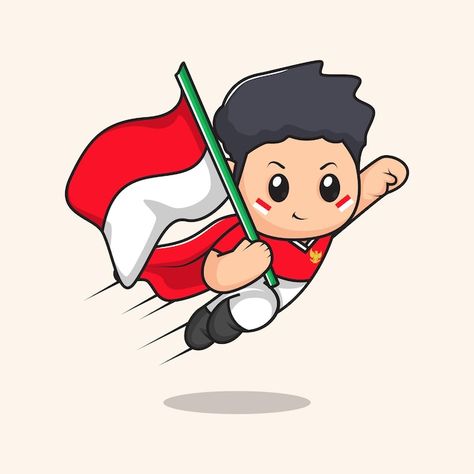 cartoon holding flag flat character vector Indonesian Independence day Indonesian Independence Day, Indonesian Independence, Flat Character, Premium Vector Cartoon, Character Vector, Character Cartoon, Boy Character, Vector Cartoon, Cityscape Photos