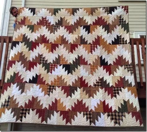 Delectable Mountain Quilt, Bonnie Hunter Scrap Quilts, Plaid Quilts, Mountain Quilt Pattern, Mountain Quilt, Southwestern Quilts, Southwest Quilts, Mountain Quilts, Bonnie Hunter