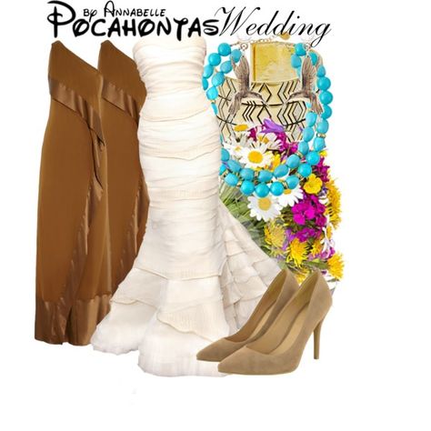 Pocahontas Wedding, Powwow Outfits, Goddess Wedding Dress, Disney Princess Wedding Dresses, Disney Princess Wedding, Disney World Wedding, Disney Inspired Wedding, Disney Princess Outfits, Disney Wedding Dresses