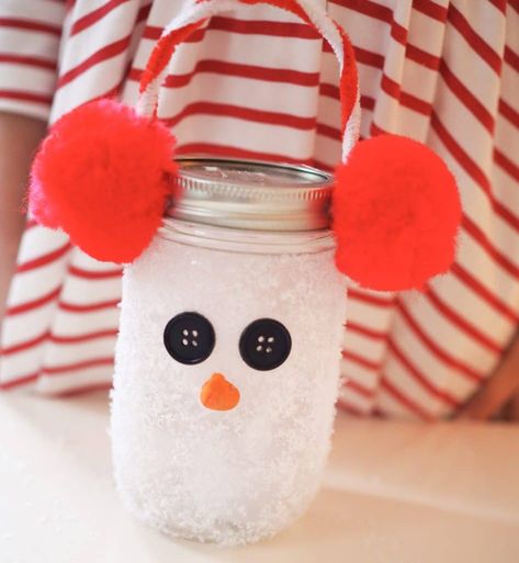 Winter Crafts For Teens, Winter Crafts For Adults, Christmas Canning, Diy Winter Crafts, Snowman Activities, Memory Care Activities, Snowflake Crafts, Diy Schneemann, Easy Winter Crafts