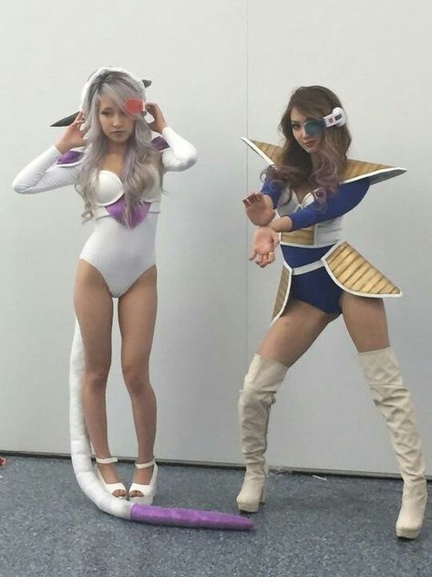 Dragonball z frieza and vegeta cosplay (Female variation) Vegeta Costume Female, Dragon Ball Z Cosplay Female, Female Vegeta Cosplay, Dragon Ball Z Costume Women, Vegeta Costume, Dragon Ball Z Cosplay, Dragonball Cosplay, Vegeta Cosplay, Dragon Ball Cosplay