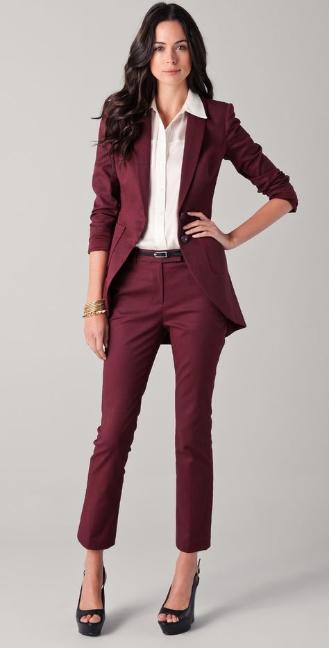 Rachel Zoe Kenny Tail Suit Jacket | SHOPBOP SAVE UP TO 25% Use Code: GOBIG16 Casual Office Fashion, Casual Office Attire, Womens Suits Business, Woman Suit Fashion, Professional Attire, Business Outfit, Womens Fashion For Work, Work Outfits Women, Professional Outfits