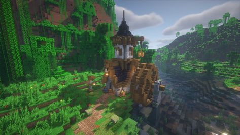 Minecraft | Build a watermill house Watermill Minecraft, Minecraft Watermill, Watermill House, Minecraft Base, Mc Ideas, Base Ideas, Mr T, Minecraft, Friends Family