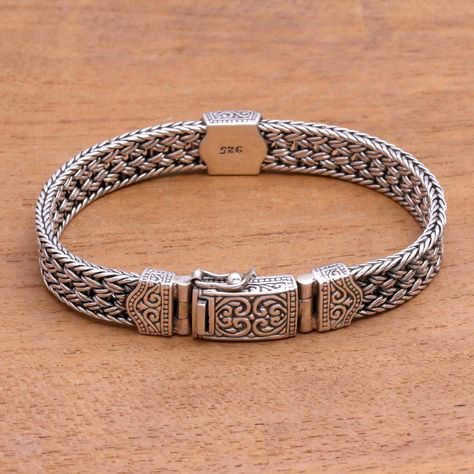 Sterling Silver Mens Bracelet, Men S Bracelet, Men Silver Jewelry Fashion, Silver Gifts For Men, Mens Bracelets Silver, 925 Silver Bracelets For Men, Silver Jewellery For Men, Breslet For Men, Bracelet Silver For Men