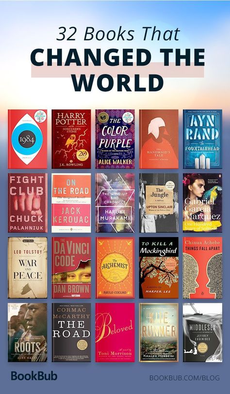 32 books that changed the world and are worth adding to your reading list. Uppfostra Barn, Books Everyone Should Read, Book Challenge, Book Suggestions, Reading Challenge, Best Books To Read, What To Read, I Love Books, Inspirational Books