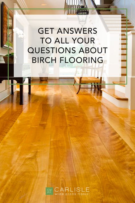 Are you looking for high-end wood flooring that feels organic but won't overwhelm your space with heavy character or loud grain patterns? Birch may be the perfect fit for your home. Get the answers to all your Birch flooring questions here. #birchflooring #highendflooring #homedesign Birch Flooring Hardwood, Birch Wood Floors, Birch Flooring, Birch Hardwood Floors, Birch Floors, Wide Plank Floors, Floor Remodel, Flooring Inspiration, Wide Plank Flooring