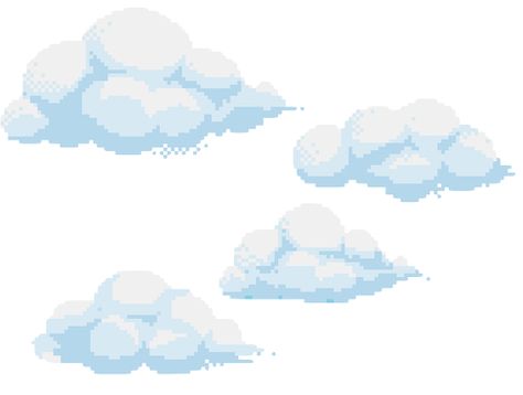 #Clouds please use credit if use #freetoedit 8 Bit Wallpaper, Bit Wallpaper, Cloud Vector Png, Emoji Flower, Cloud Clipart, Free Icons Png, Cloud Stickers, Cloud Icon, Clip Art Library