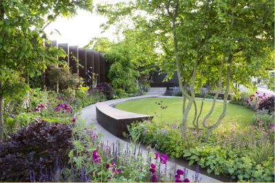 Terrarium Landscape, Circular Garden, Circle Garden, Chelsea Garden, Garden Courtyard, Garden Maintenance, Home Garden Design, Water Features In The Garden, Garden Show