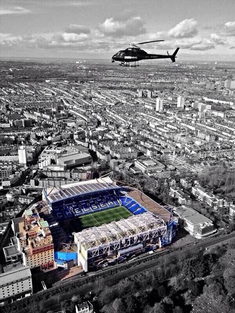 Stamford Bridge - Home of Chelsea Football Club - Est:1905 Chelsea Stadium, Chelsea Fc Stamford Bridge, Chelsea Football Club Wallpapers, Chelsea Fc Wallpaper, Chelsea Fc Players, Tottenham Football, Chelsea Wallpapers, London Itinerary, Bola Basket