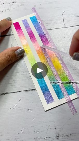 1.6K views · 179 reactions | Mostly just rain here today and no rainbows but there’s always tomorrow ❤️🌈
#rainbowart #rainbow #rainbowaesthetic #watercolorblending #watercolor #art #artreels #satisfying #tapepeeling #tapepeel #tapepeelvideo #washi #washitape #washitapeaddict #washitapelove #washitapeart #washitapeideas #satisfyingvideos #satisfyingart | amanda | lettering & watercolor artist | Kolektivo · Open House 2024 Design, Rainbow Aesthetic, Rainbow Art, Watercolour Tutorials, Watercolor Artist, Scrapbook Cards, In A Heartbeat, Open House, Washi