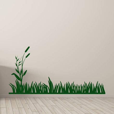 Grass Decal, Grass Sticker, Reeds Decal, Reeds Sticker, Wall Decal, Wall Sticker, Wall Art, Grass Blades, Skirting Decal, Skirting Decal *25 Gorgeous matte colours to choose from. *FREE Application squeegee and application instructions included. *Easily applied and removed. *Strong secure packaging. *Made to order. *Suitable for walls, glass, mirrors, tiled areas, smooth plastics and metals. *Cannot be reapplied once removed. *Custom orders accepted. Please remember that every screen displays co Grass Painting, Grass Wall, Macbook Decal, Cleaning Walls, Decal Design, Us Images, Vinyl Wall Decals, Vinyl Wall, Wall Mural