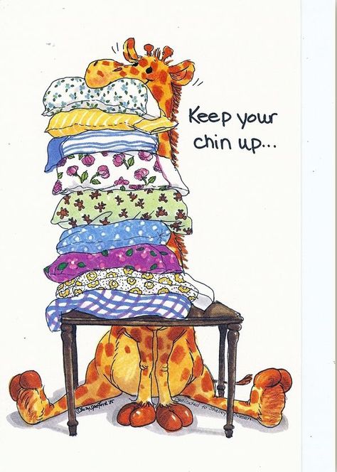 A Day At A Time, Giraffe Pictures, Suzys Zoo, Keep Your Chin Up, Giraffe Art, Friends Wallpaper, A Giraffe, Chin Up, Get Well Cards