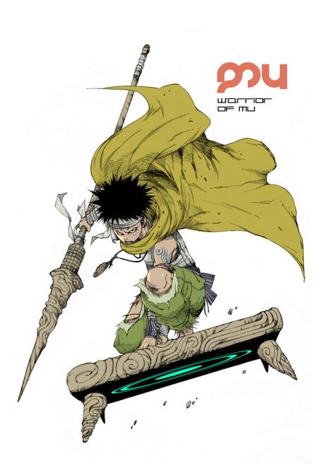 (10) Pinterest • The world’s catalog of ideas Spear Character Design, Spear Pose Reference, Yusuke Matsumoto, Cape Illustration, Cape Drawing, Tatsuyuki Tanaka, Poses Manga, Arte Nerd, Heroic Fantasy