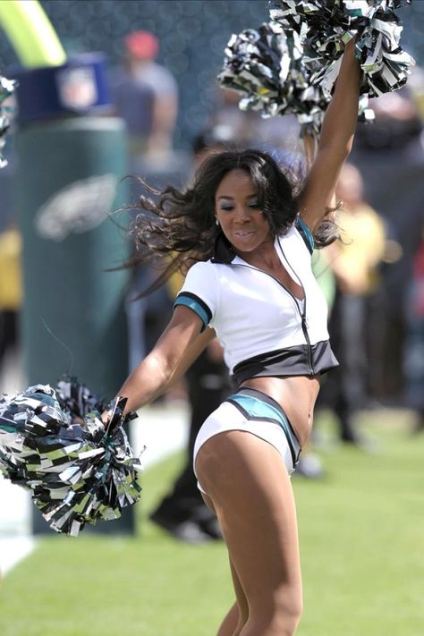 Philadelphia Eagles Cheerleaders Philadelphia Eagles Cheerleaders, Eagles Cheerleaders, Black Cheerleaders, Gymnastics Photos, Nfc East, Eagles Football, Nfl Cheerleaders, Philadelphia Eagles, Cheerleading