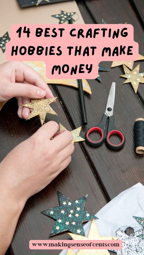 14 Best Crafting Hobbies That Make Money. Here are the 14 best crafting hobbies that make money. These can be a great way to work from home and online on your own schedule! Hobbies To Make Money, Money Making Hobbies, Forex Investment, Diy Soap Making, Crafting Hobbies, Hobbies For Adults, Making Candle, Hobbies For Women, Hobbies To Try