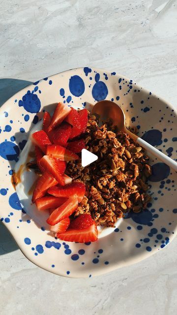 RILY on Instagram: "Miso Maple Granola 🍁 the miso brings such a dynamic flavour to this granola!

Comment “granola” and we’ll send you the recipe link 🔗 

Recipe by @hello.fran.allen 
Reel by @carleynadine_" Maple Granola, The Recipe, Granola, Bring It On, On Instagram, Instagram