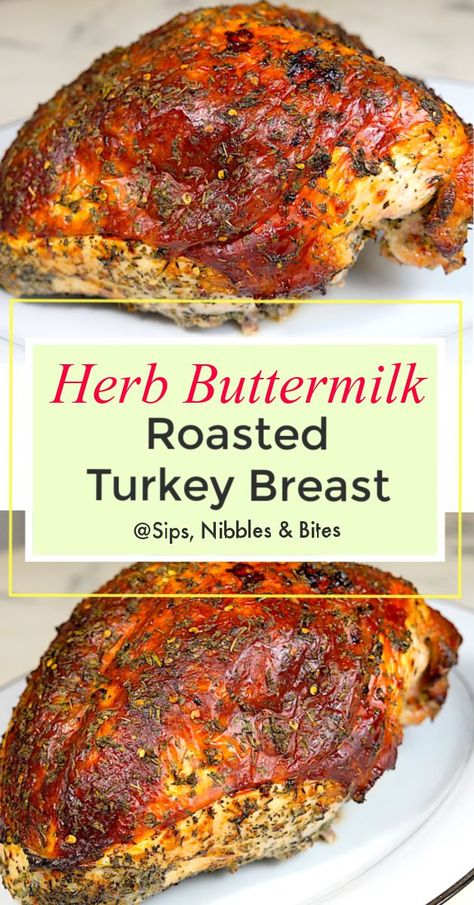 Marinate Turkey, Turkey Marinade Recipes, Buttermilk Turkey, Buttermilk Marinade, Turkey Marinade, Marinated Turkey Breast, Turkey Breast Recipes, Marinated Turkey, Roast Turkey Recipes