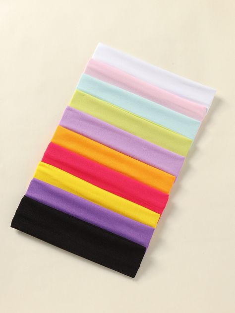 Multicolor Casual   Polyester Plain Headbands    Kids Accessories Hair Bands Diy, Casual Ballet Flats, Embellished Headbands, Fancy Makeup, Jewelry Accessories Ideas, Anime Dress, Jewelry Fashion Trends, Kids Hair, Crop Top Outfits