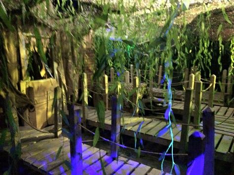 Haunt on the Bayou Bayou Halloween Party, Voodoo Halloween Decorations Diy, Down On The Bayou Party, Haunted Swamp Halloween, Swamp Halloween Decorations, Halloween Swamp Theme, Haunted Bayou, Bayou Halloween, Bayou Party