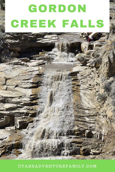 Gordon Creek Falls - Utah's Adventure Family Price Utah, Family Hike, Utah Adventures, Adventure Family, Family Hiking, Utah Hikes, Utah Travel, Waterfall Hikes, Southern Utah