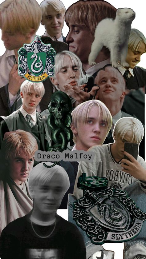 Draco Malfoy Wallpaper, Aesthetic Slytherin, Draco Malfoy Funny, Slytherin Wallpaper, Draco Malfoy Hot, Slytherin Crest, Draco Malfoy Fanart, Draco Malfoy Aesthetic, Tom Felton Draco Malfoy