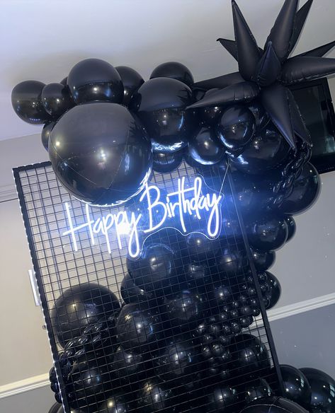 49+1 is the NEW 50 ✨ All black everything 🪩 #50 #birthday #party #partydecoration #decor #balloonsdecoration #balloonstylist #balloon #50thbirthday #fyp #liverpoolstylist #liverpoolballoons #smallbusinessowner All Black Themed Birthday Party, All Black Birthday Party, Birthday Decorations Black, 50 Birthday Party, Black Birthday Party, All Black Party, Black Party Decorations, Balloon Tassel, 50 Birthday