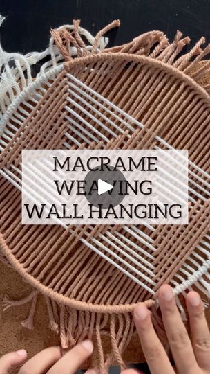 Circular Weaving, Macrame Weaving, Macrame Knots Tutorial, Weaving Wall Hanging, Deck Designs Backyard, Digital Creator, Macrame Patterns Tutorials, Macrame Wall Art, Macrame Knots