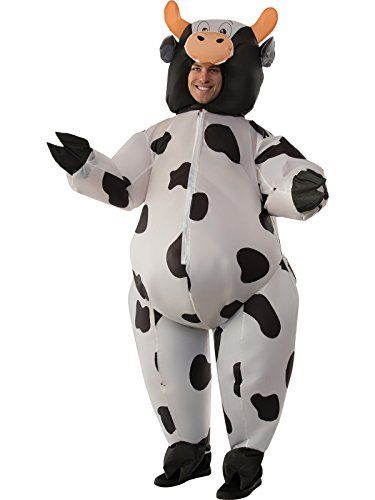 Men's Inflatable Cow Costume, Standard Best Halloween Costumes & Dresses USA Cow Halloween Costume, Bug Costume, Cow Costume, Inflatable Costumes, Cow Face, Black Cow, Adult Halloween Costumes, Baby Outfits, Halloween Disfraces