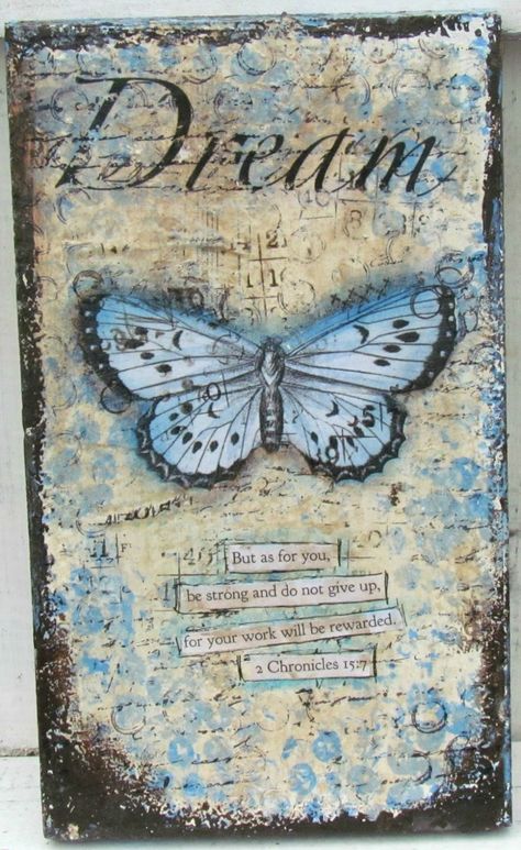 Stary Papier, Mixed Media Journal, Images Vintage, Dream On, Vintage Diy, Mixed Media Projects, Mixed Media Art Journaling, Artist Trading Cards, Dream Art