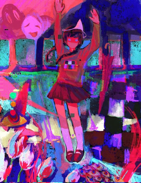 Yume Nikki Art, Yume Nikki Fanart, Yume Nikki Wallpaper, Yume 2kki, Yume Nikki, Creepy Games, Rpg Horror, Hand Drawing Reference, Rpg Horror Games