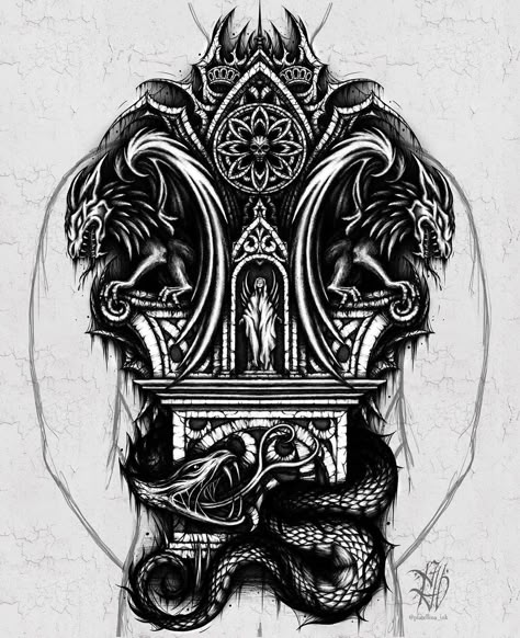 Dark Gothic Tattoo | Tbilisi | Georgia | My new large-scale Gothic project🖤 I’m looking for a model to make this sketch on the skin! Only in Tbilisi! For all questions and to… | Instagram Dark Gothic Tattoo, Scales Tattoo, Bicep Tattoo, Gothic Tattoo, Tbilisi Georgia, Make An Appointment, Dark Gothic, Tattoo Sketches, The Skin