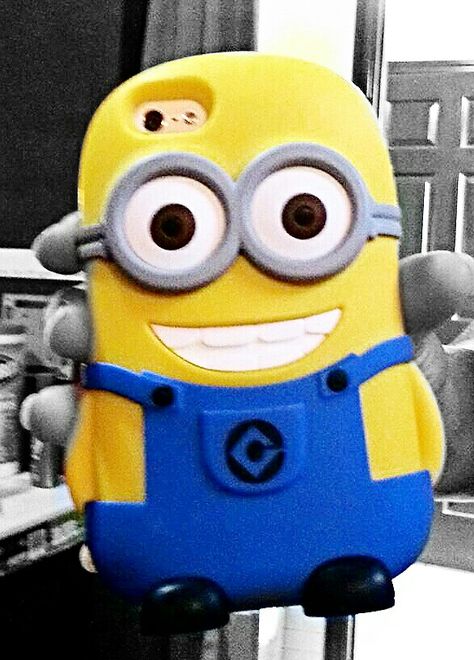 Minion phone case... WHERE CAN I GET ONE?!?!?!?!?! Minion Phone Cases, Minion, Get One, Phone Case, Iphone Cases, Phone Cases, Disney, Quick Saves, Minions