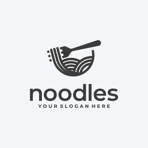 Noodle Restaurant Logo, Minimalist Logo Design Food, Noodles Logo Design, Bowl Logo Design, Pasta Logo Design, Noodle Logo Design, Noodles Logo, Pasta Logo, Noodle Logo